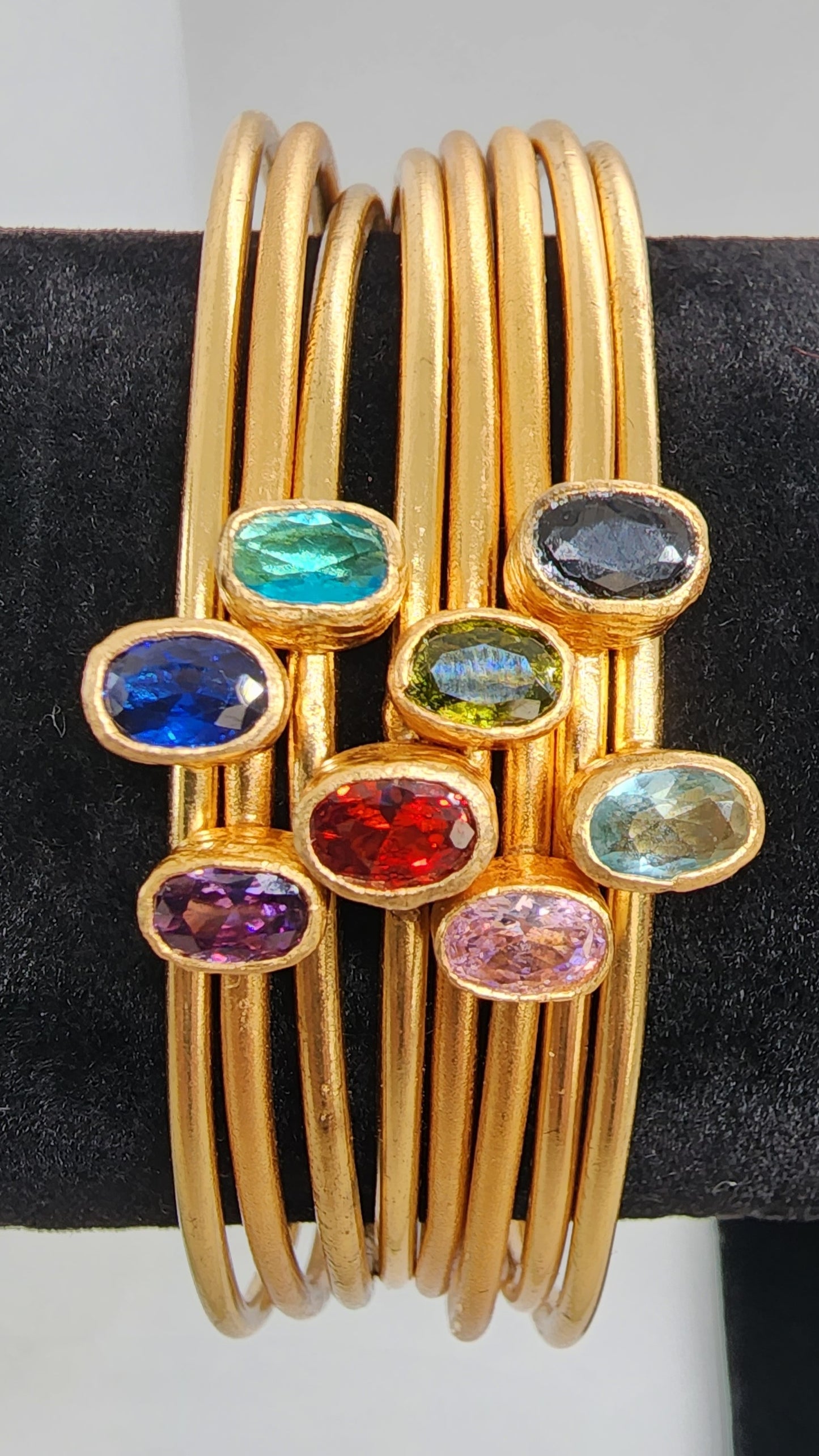 Bracelets Stackable Zircon Gemstone